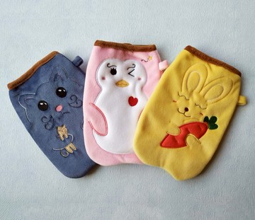 動物收納袋- 眨眼企鵝│貓咪與小玩具│很滿足的兔子