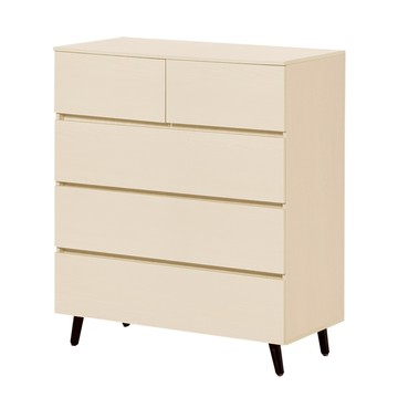 【Hampton 漢汀堡】娜塔白楓木五斗櫃