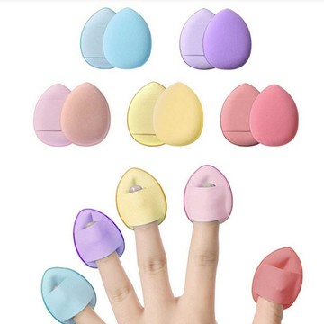 【贈品，請勿隨便下單】粉撲 迷你手指粉撲 小氣墊遮瑕三角水滴棉花糖化妝海綿 化妝工具