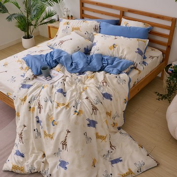 【廠商直送】戀家天絲被套-萌趣樂園-雙人