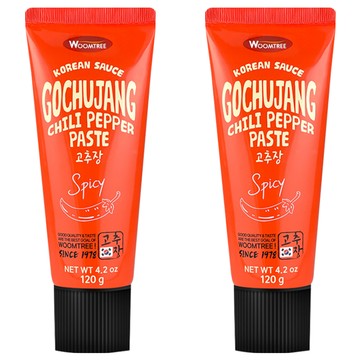 WOOM CHEF 韓式辣椒醬 辣味  120g  2條