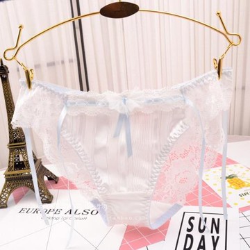 日系大碼洛麗塔甜美胖內次系帶性感cd變裝偽娘男內褲女裝大佬男