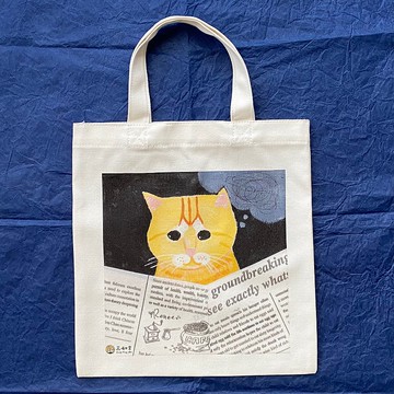 +蕊喵日常+手繪風帆布袋/手提袋/小提袋/個性風/插畫原創/文青風