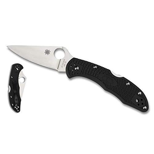 スパイダルコ(Spyderco) デリカ4 VG-10 フルフラットブレード ブラック 直刃 C11FPBK