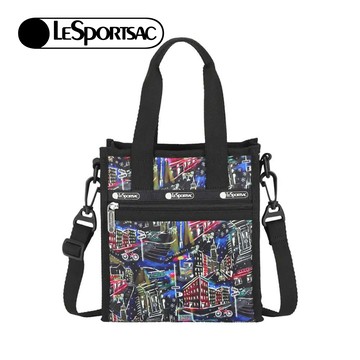 |快速出貨|Lesportsac Mini N/S Tote 日常輕便小方型托特包/ 冬日紐約夜景