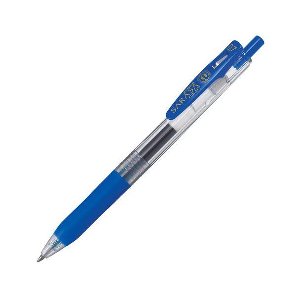 ゼブラ ゲルインクボールペンサラサクリップ 0.7mm 青 JJB15-BL 1セット（10本） 〔×5セット〕