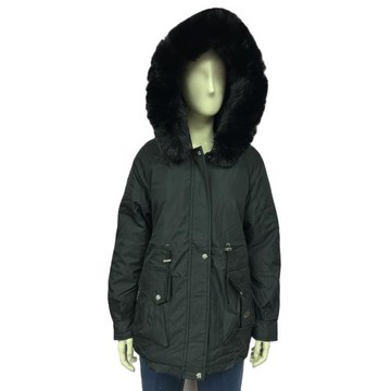 LADY.Q韓國極地歐式軍風皮草大衣