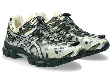 "x Cecilie Bahnsen Gel-Cumulus 16 \"Ivory Black\" 象牙黃 抽繩 聯名 休閒鞋 小花鞋 1203A762-750"