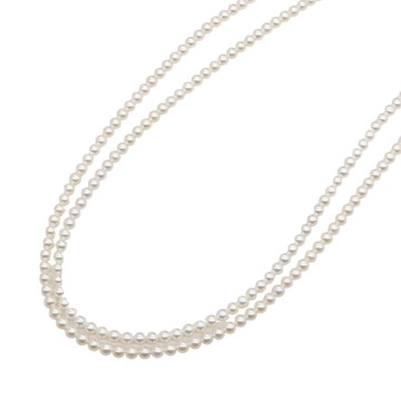 JEWELRY 無品牌珠寶 925純銀 扣頭 珍珠 項鍊 【二手名牌BRAND OFF】
