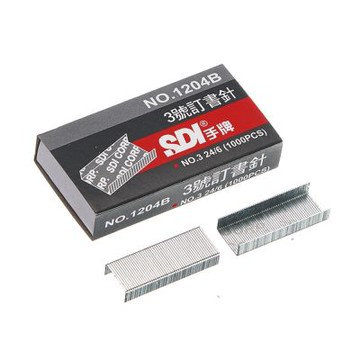 【SDI 手牌】3號 訂書針 釘書針 24/6  10小盒/ 中盒 1204B