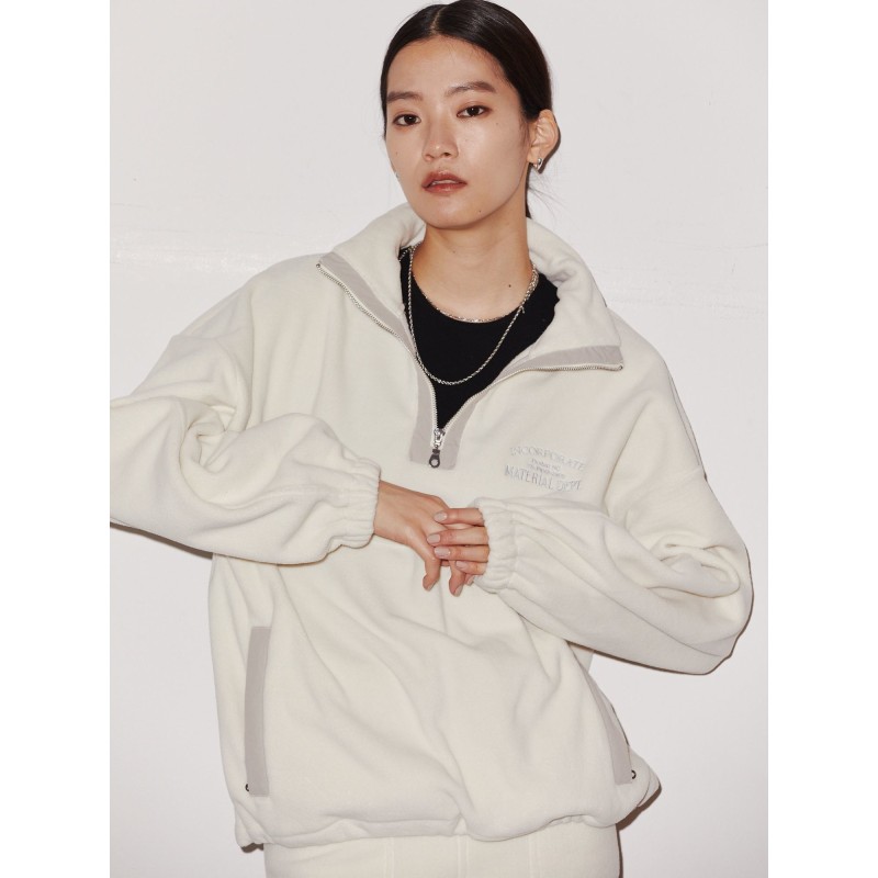 公式】EMODA(エモダ)【VEQUM】FLEECE HALF ZIP PULL OVER | LINE