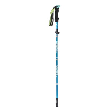 tanerdd 鋁合金摺疊登山杖  天藍  1支  短(95~110cm)