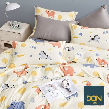 DON 吸濕排汗萊賽爾兩用被床包組｜頑皮農場｜(雙人/加大)