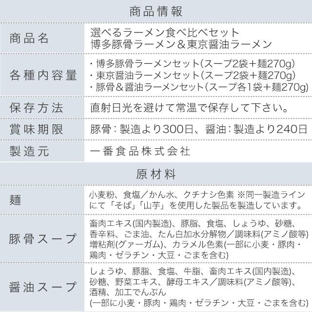 ラーメン 選べる３種 ！食べ比べ セット 博多豚骨 東京 醤油 2人前 送料無料 メール便 とんこつ しょうゆ  paypay Tポイント消化