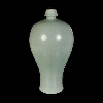 《博古珍藏》宋．汝窯天青釉梅瓶．早期收藏．老件花瓶瓷器．國際拍賣級文物．底價回饋