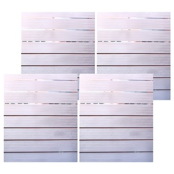 半島良品 抗UV防曬靜電貼窗貼 4張  百葉磨砂  200 x 45cm