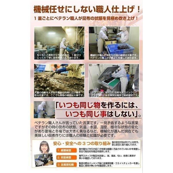 昆布 佃煮こんぶ コンブ 詰め合わせ 送料無料 北海道産昆布 国産生姜使用 つくだ煮