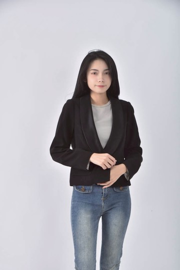 (S) see by chloe黑色外套