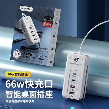 【現貨 隔日到】 USB延長線 USB插座 延長線 多功能插座 5合1充電器 PD快充 4usb便捷插座 插座充電器