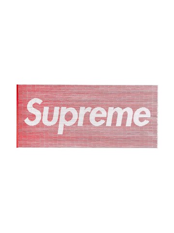 Supreme - logo bamboo beaded curtains - unisex - Bamboo - One Size - Red