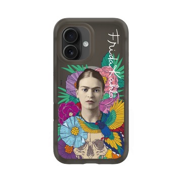 iPhone 16 AirX 本質黑 - Frida Kahlo - 卡蘿與鸚鵡
