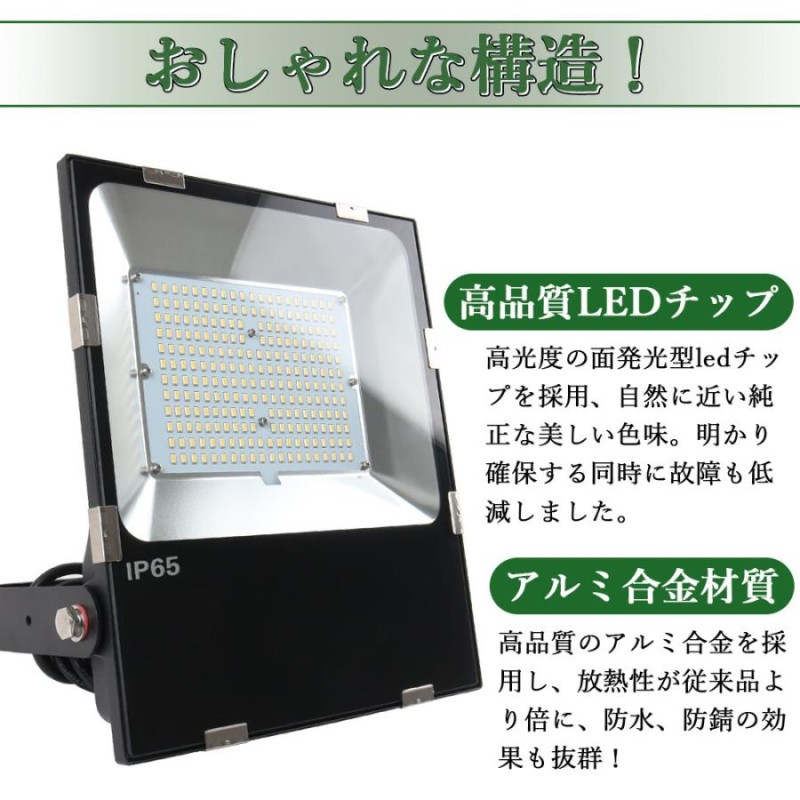 LED投光器 昼光色 昼白色 電球色 500W IP65 屋内 屋外 防塵 耐塵 防水