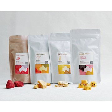 【台灣水果】4款口味 | 健康無糖冷凍乾燥果乾 | 3包組【直送日本】