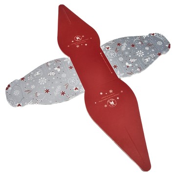 Pomei 博美 手提蛋糕盒 12x11x14 cm  銀色雪花  1組