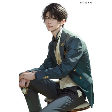 【9 月新作】07-148-0413 人物貼紙 幻想復古浪漫喫茶