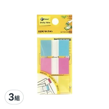 德德小品集 多款式索引貼 螢光透明PET材質  44 x 25mm  60張  3包