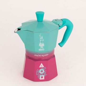 Bialetti 魷魚遊戲聯名限量款-經典摩卡壺MOKA-3杯份