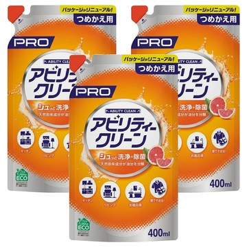 友和 Tipo's 頑固去汙酵素家庭用清潔劑補充包  400ml  3包