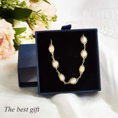 3wayブレス＆ネックレス パールチェーン mörg formn necklace