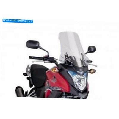 Windshield PUIG 6480Fレーシングウィンドスクリーンダークスモーク PUIG 6480F Racing Windscreen Dark Smoke