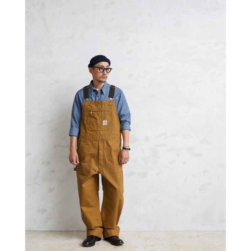 Carhartt カーハート R01 BIB OVERALL COTTON DUCK ビブ ...