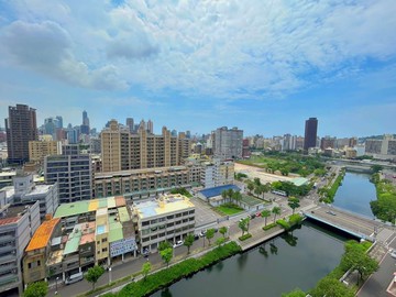 愛河首排|景觀2房2衛平機能河景宅｜高雄市三民區河北二路