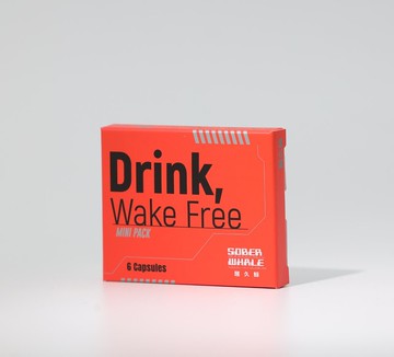 【喝的盡興 醒的輕盈 】醒久鯨 Mini Pack 6顆 入