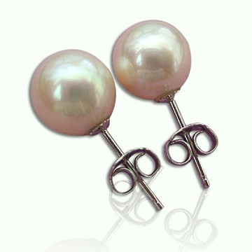 【小樂珠寶】AKOYA最頂級日本珍珠耳環