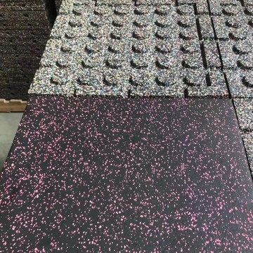 健身房拼接橡膠地墊家用啞杠鈴減震隔音力量區緩沖地板運動地墊