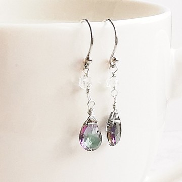 十一月誕生石 集魅力與優雅於一身的流行天然寶石耳環 神秘托帕