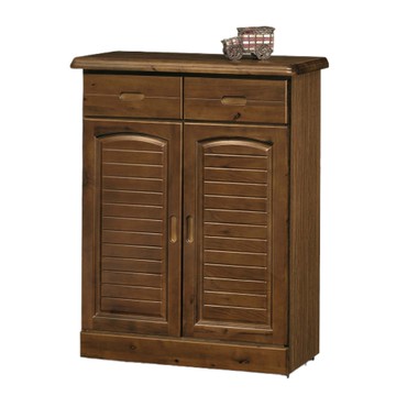 【MUNA 家居】樟木色2.8X3.5尺鞋櫃/483