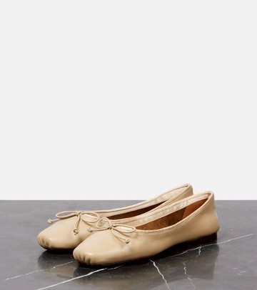 Khaite Charlotte leather ballet flats