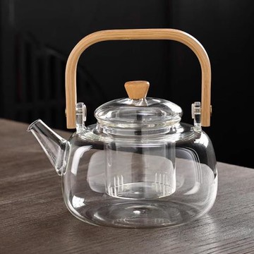 玻璃茶壺泡茶家用煮茶壺加厚耐高溫泡茶壺單壺可加熱茶具圍爐煮茶