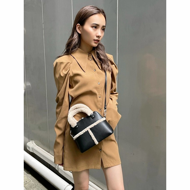 公式 Emoda エモダ ビッグカラーシャツワンピース 通販 Lineポイント最大1 0 Get Lineショッピング