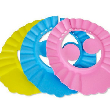 寶寶調節式兒童洗頭帽 兒童護耳理髮 洗頭帽