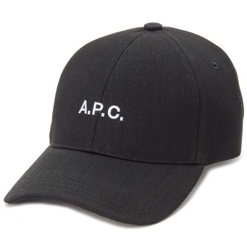 アーペーセー A.P.C. キャップ ブラック 58 / M M24069 LOGO CAP LAD ...