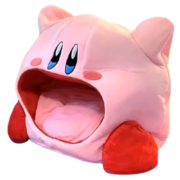 Kirby's 卡比之星 星之卡比 BB34717 玩偶 寵物窩  51.5 x 36 x 38cm  吸進去!卡比  1個