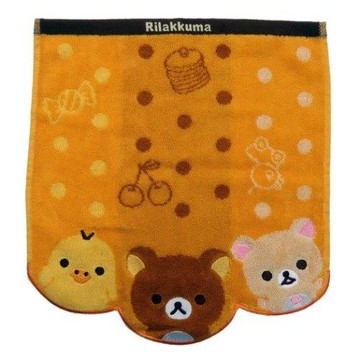 【震撼精品百貨】Rilakkuma San-X 拉拉熊懶懶熊~日本San-X 拉拉熊毛巾-點點*70054