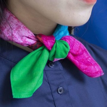 京都風呂敷包巾-原生藝術 中巾-色塊