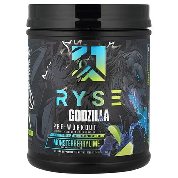 RYSE, Godzilla，鍛鍊前，奇異莓酸橙，1.74 磅（792 克）